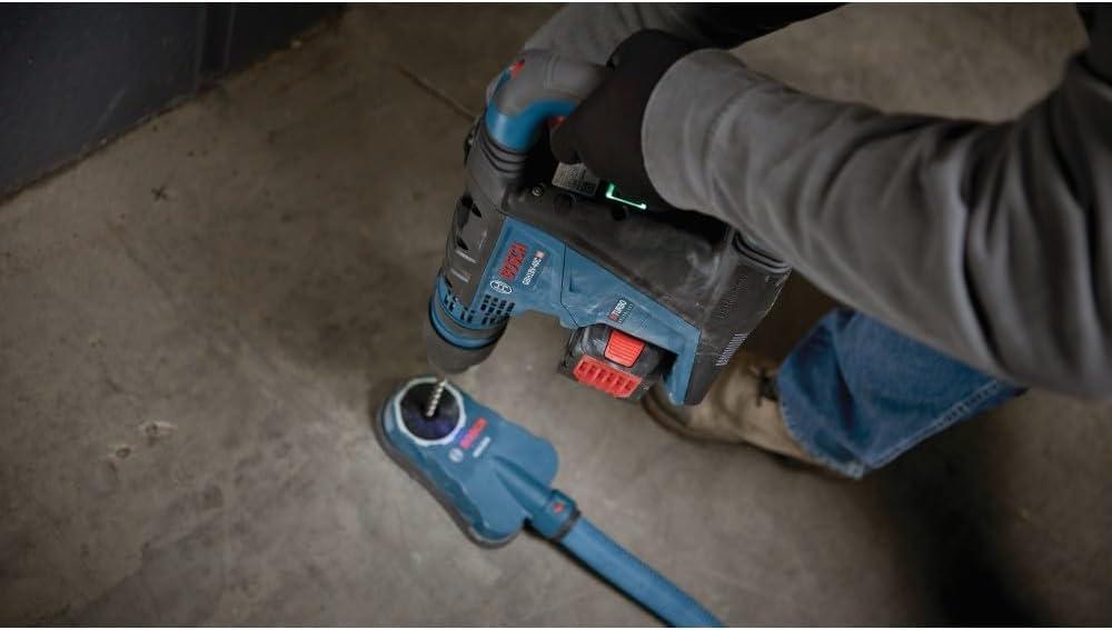 imageBOSCH GBH18V40CK27 PROFACTOR 18V ConnectedReady SDSmax 158 In Rotary Hammer with 2 CORE18V 12 Ah High Power Batteriesw Two 18V 12 Ah Batteries