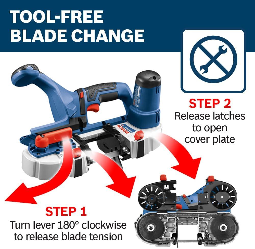 imageBOSCH GCB18V2N 18V Compact Band Saw Bare ToolBOSCH GCB18V2N 18V Compact Band Saw Bare Tool