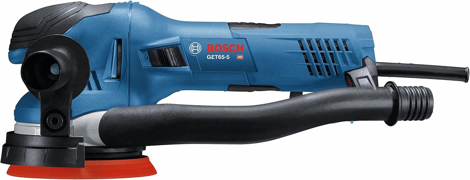 imageBOSCH GET756N Electric Orbital Sander Polisher 75 Amp Corded 6 Inch Disc Size DualMode Random Orbit amp Turbo5 Inch
