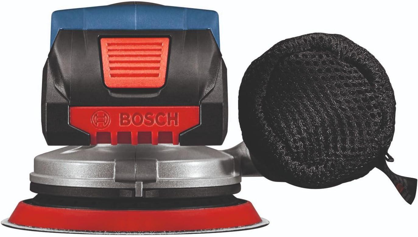 imageBOSCH GEX18V5N 18V Brushless 5 Inch Cordless Random Orbit Sander Bare ToolW 18V 4 Ah Battery