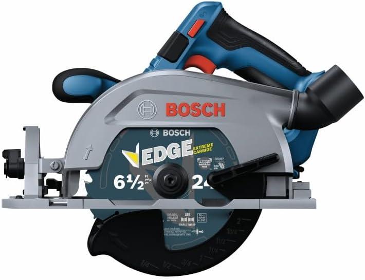 imageBOSCH GKS18V22LN 18V Brushless BladeLeft 612 In Circular Saw Bare ToolTool Only BladeLeft