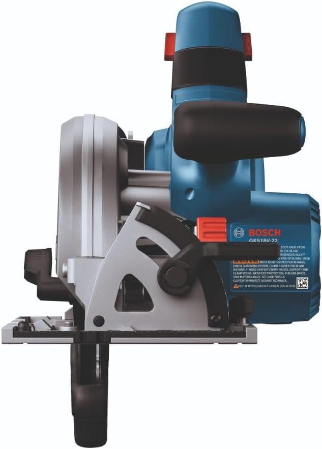 imageBOSCH GKS18V22LN 18V Brushless BladeLeft 612 In Circular Saw Bare ToolTool Only BladeRight