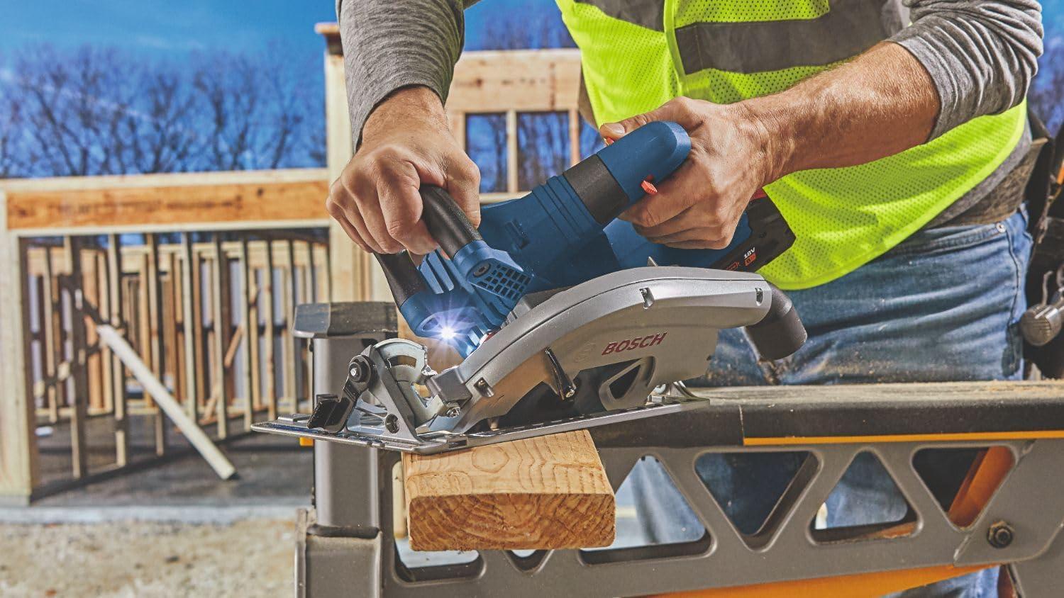 imageBOSCH GKS18V26LN PROFACTOR 18V 714 In BladeLeft Circular Saw Bare Toolw Battery Kit