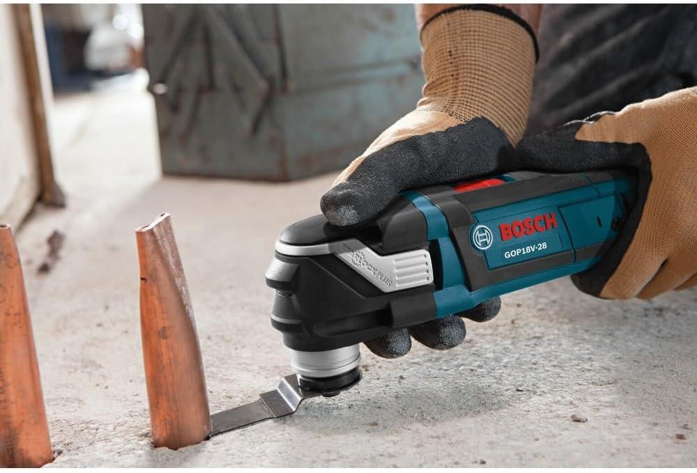 imageBOSCH GOP18V28N 18V EC Brushless Oscillating MultiTool Versatile Compact Design with Enhanced Power With StarlockPlus For QuickChange Technology Bare ToolIndustrial