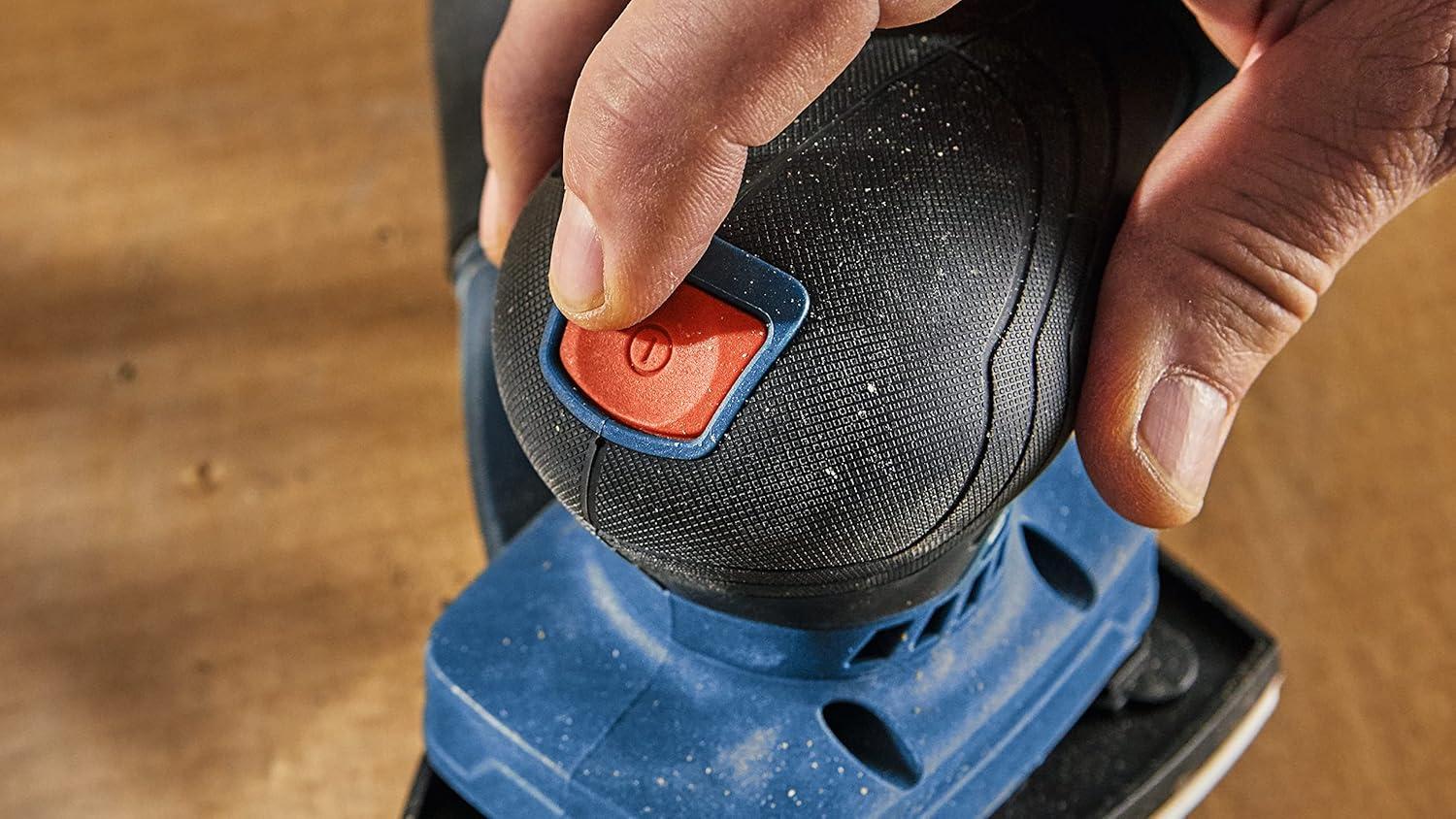 imageBOSCH GSS12V40N 12V Max Brushless Orbital Finishing Sander With Dust Bag 14 and 13 Sheet Bare Tool