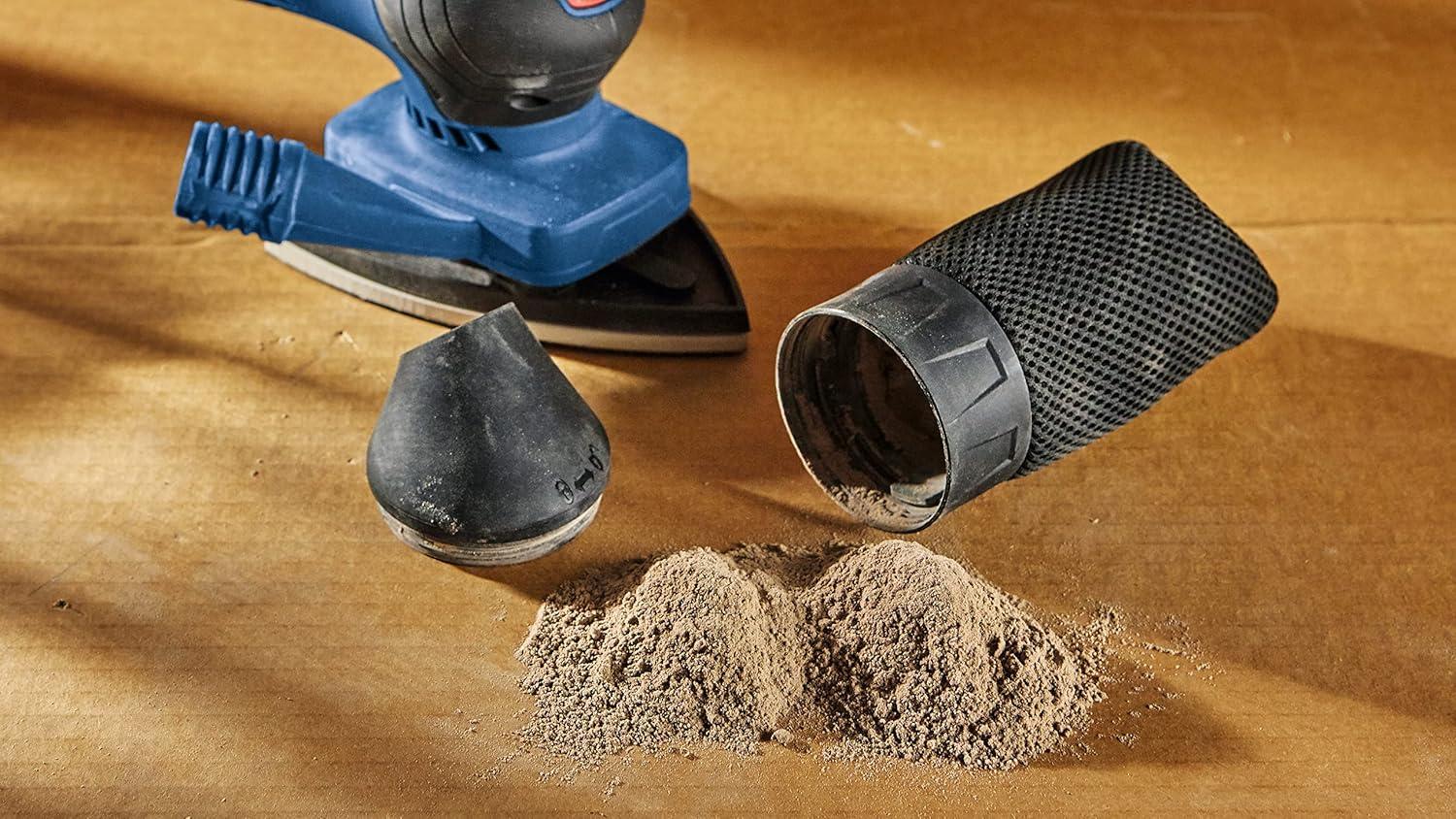 imageBOSCH GSS12V40N 12V Max Brushless Orbital Finishing Sander With Dust Bag 14 and 13 Sheet Bare Tool