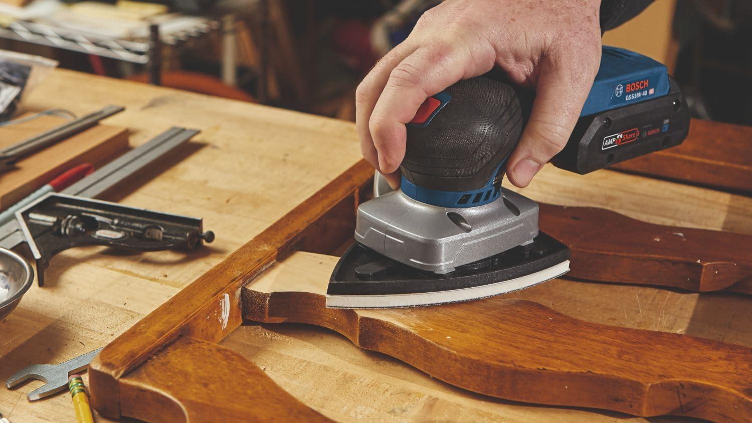 imageBOSCH GSS18V40N 18V Brushless Sheet Orbital Finishing Sander Bare Tool