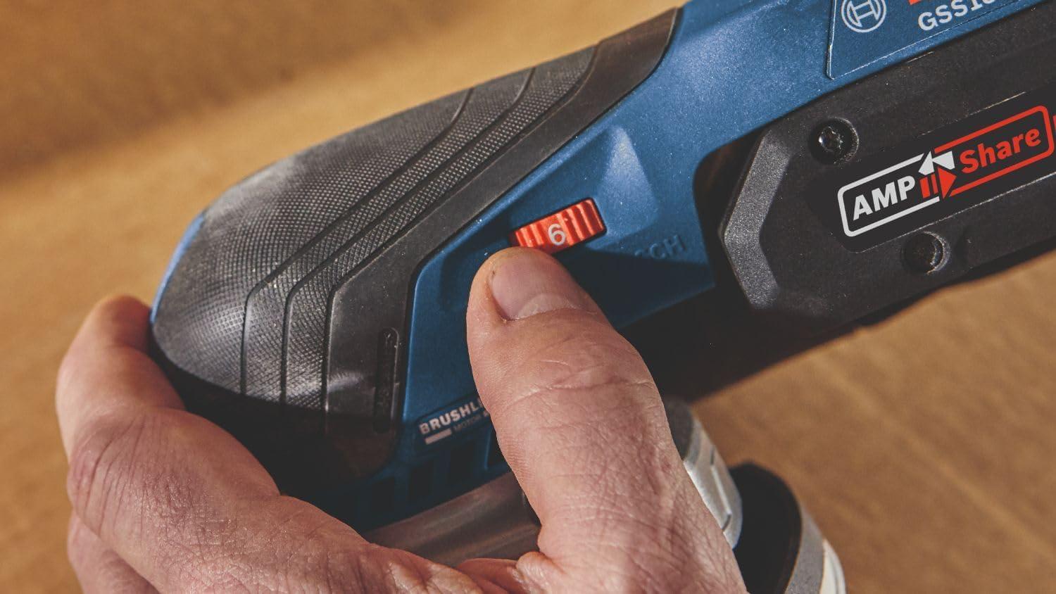 imageBOSCH GSS18V40N 18V Brushless Sheet Orbital Finishing Sander Bare Tool