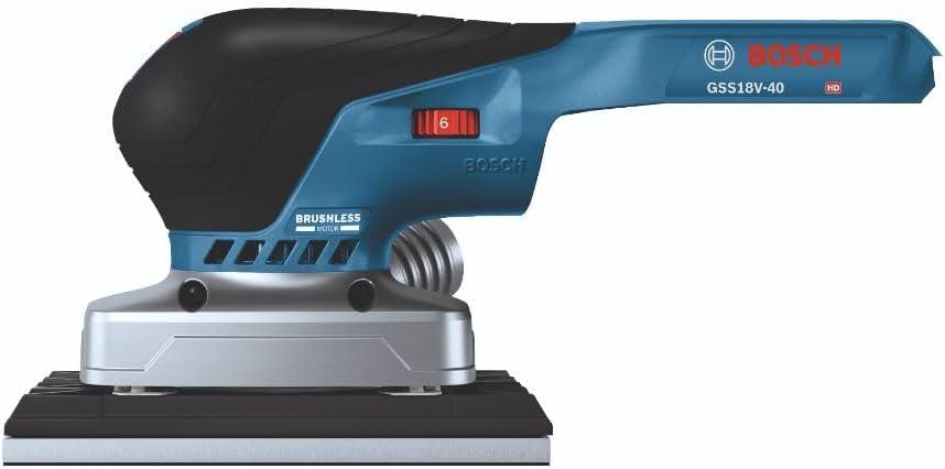 imageBOSCH GSS18V40N 18V Brushless Sheet Orbital Finishing Sander Bare Tool