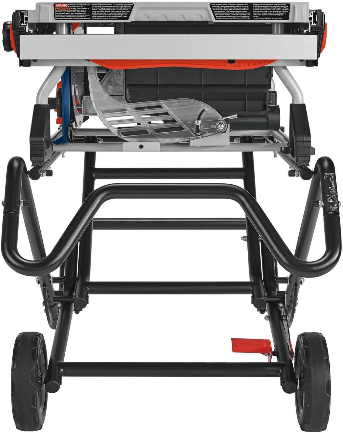 imageBOSCH GTS1510 10 Inch Portable Jobsite Table Saw with GravityRise Wheeled Stand 15 Amp 3218 Inch Rip Capacity 4 HP