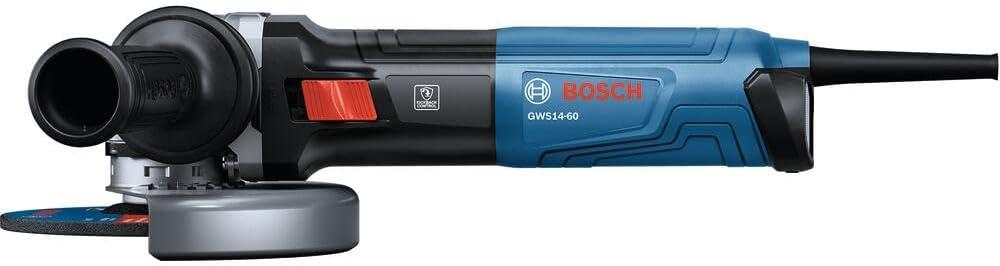 imageBOSCH GWS1460 6 In Angle Grinder with Slide Switch Compact Powerful and Ergonomic for Grinding and Cutting Applications