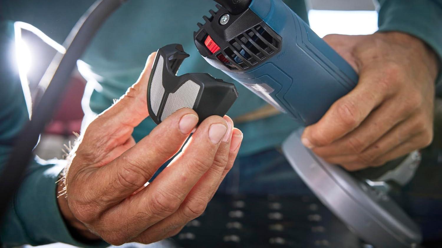 imageBOSCH GWS1460 6 In Angle Grinder with Slide Switch Compact Powerful and Ergonomic for Grinding and Cutting Applications