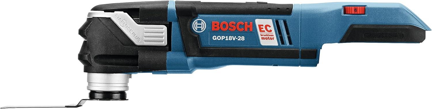 imageBOSCH GXL18V270B22 18V Brushless 2 Tool Combo Kit with 5in1 Flexiclick Cordless Drill Driver and StarlockPlus Oscillating Multi Tool Tool Set Includes CORE18V Battery Charger amp Attachments