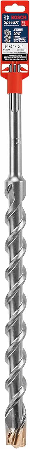 imageBOSCH HC5091 112 in x 21 in SDSmax SpeedX Carbide Rotary Hammer Bit for Concrete Drilling114 in