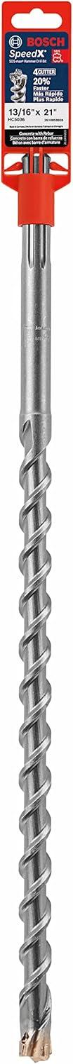 imageBOSCH HC5091 112 in x 21 in SDSmax SpeedX Carbide Rotary Hammer Bit for Concrete Drilling1316 in
