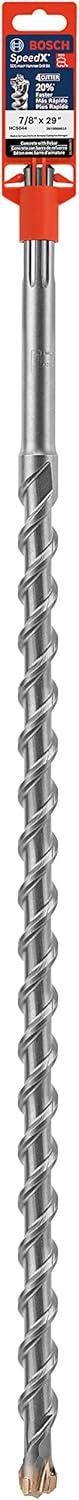 imageBOSCH HC5091 112 in x 21 in SDSmax SpeedX Carbide Rotary Hammer Bit for Concrete Drilling78 Diameter