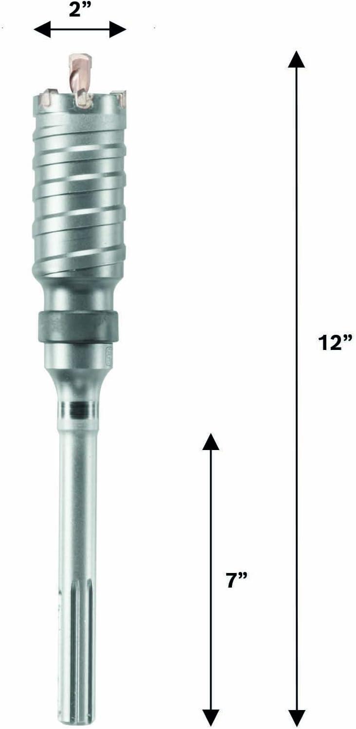 imageBOSCH HC8555 4 in x 22 in SDSMax Rotary Hammer Core Bit Ideal for Applications in Masonry Brick Block Concrete2 In Diameter
