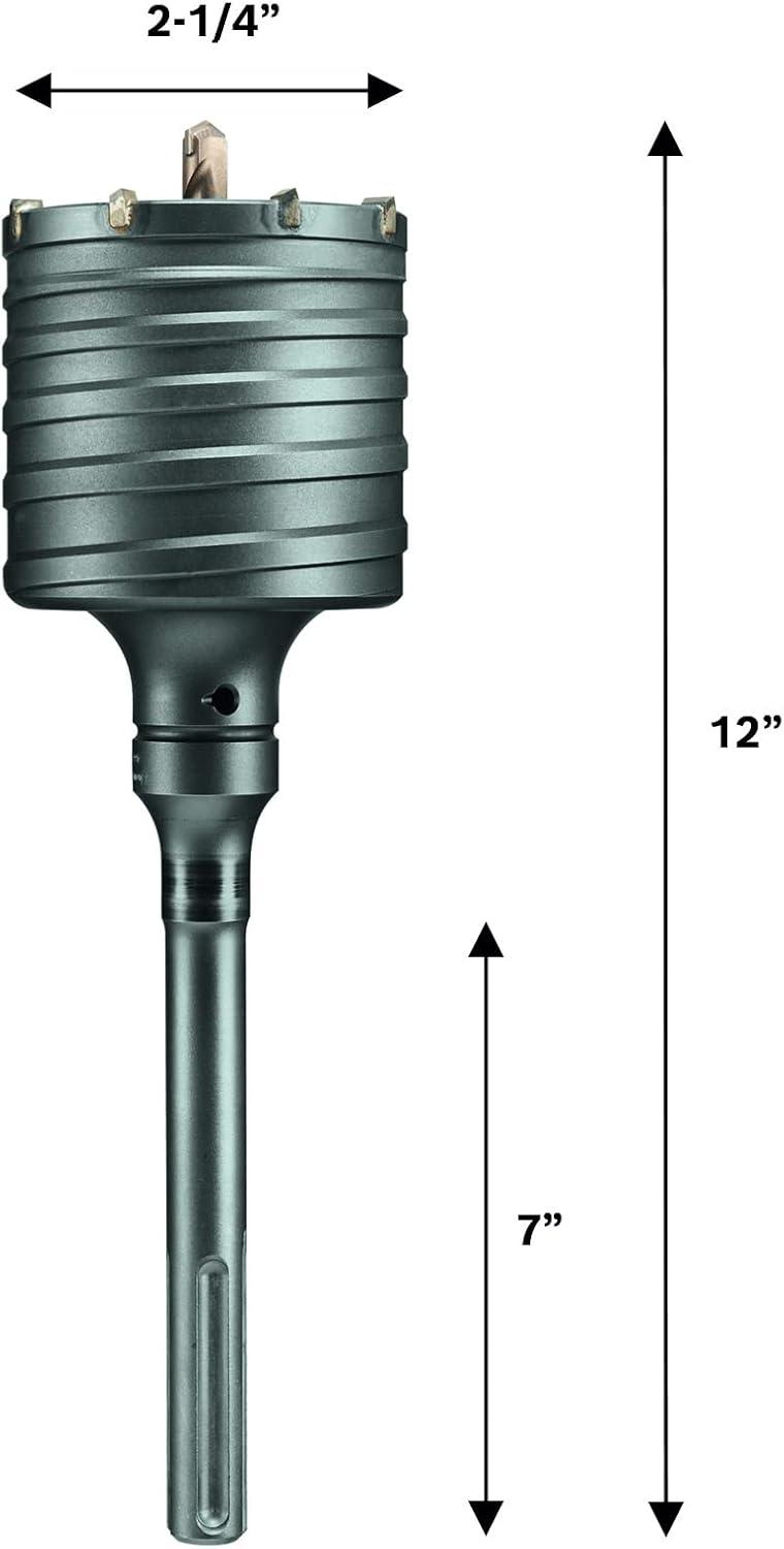 imageBOSCH HC8555 4 in x 22 in SDSMax Rotary Hammer Core Bit Ideal for Applications in Masonry Brick Block Concrete214 In Diameter