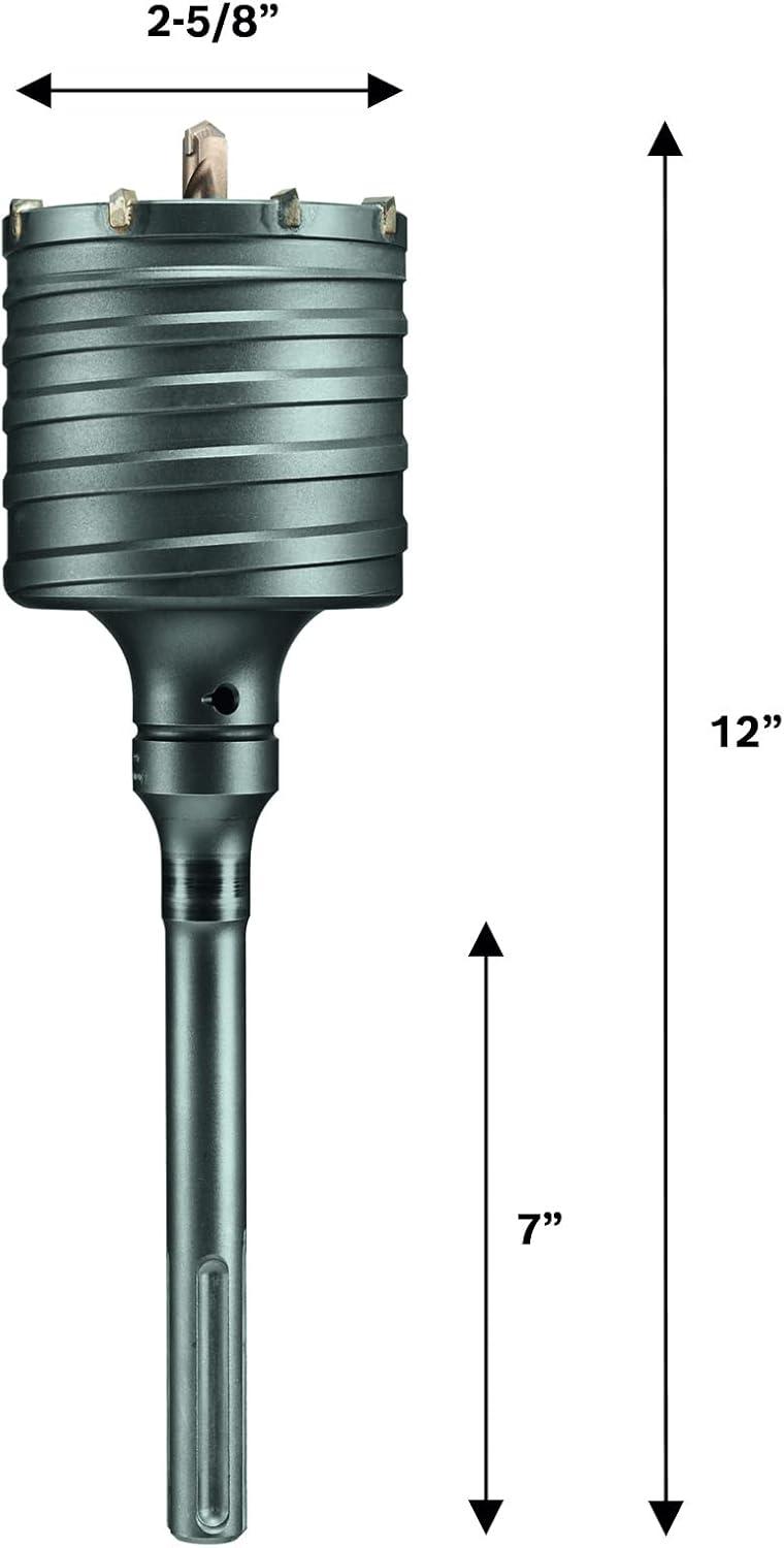 imageBOSCH HC8555 4 in x 22 in SDSMax Rotary Hammer Core Bit Ideal for Applications in Masonry Brick Block Concrete258 In Diameter