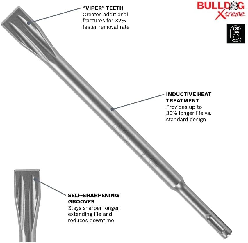 imageBOSCH HS1470 SDS Plus Viper Long Life Chisel steel