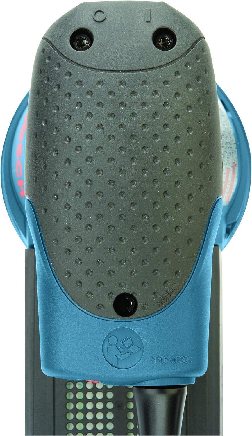 imageBOSCH ROS20VSC Palm Sander 25 Amp 5 Inch Corded Variable Speed Random Orbital Sander Polisher Kit with Dust Collector and Soft Carrying BagSander with Soft Carrying Bag