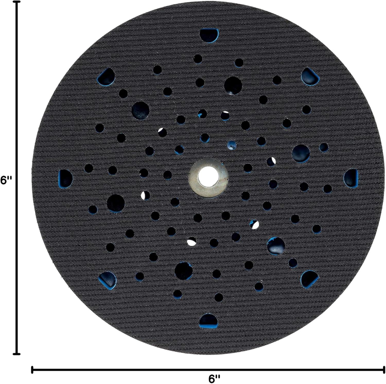 imageBOSCH RSM6045 6 in Medium HookandLoop MultiHole Sanding PadHard Pad
