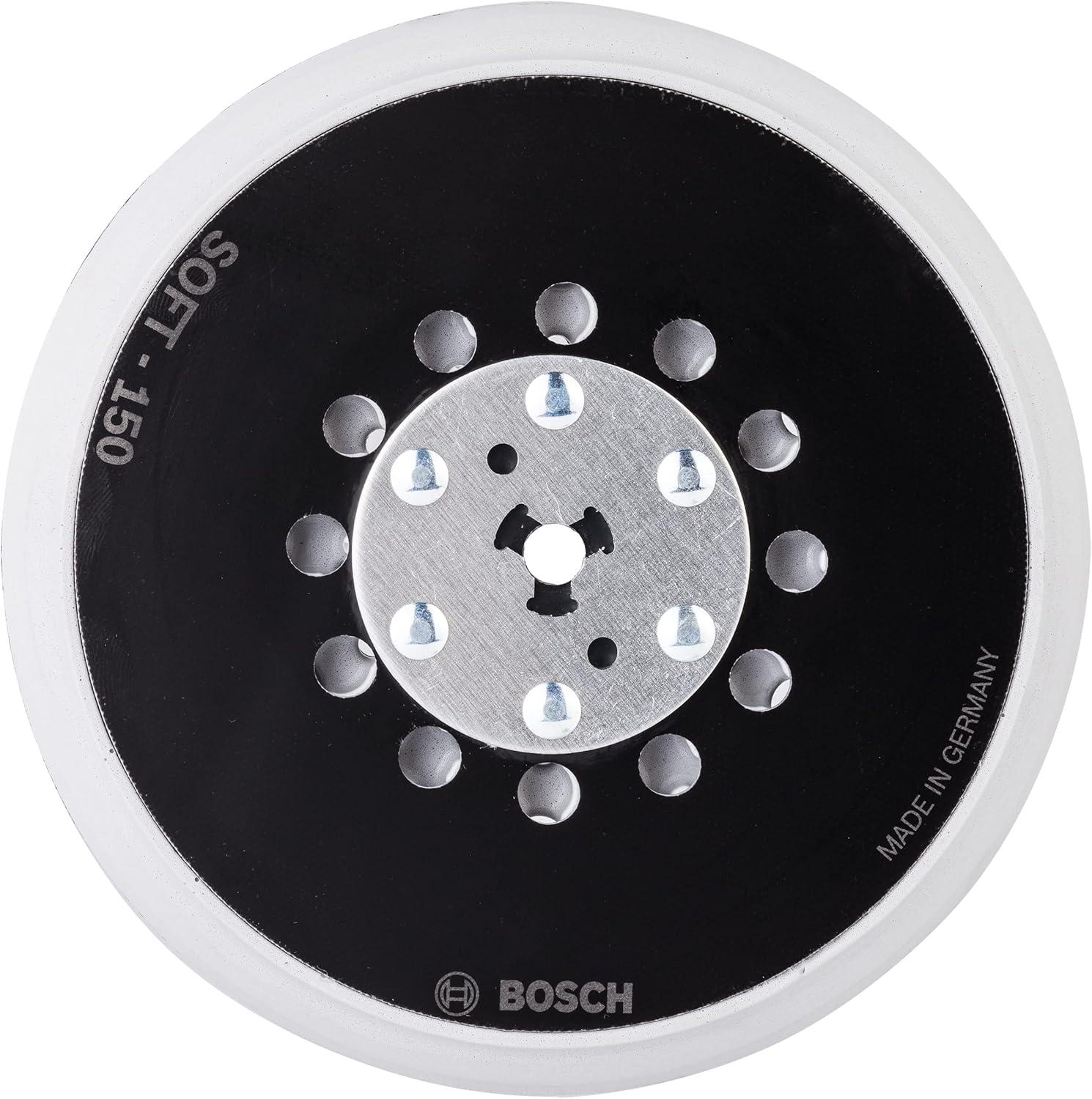 imageBOSCH RSM6045 6 in Medium HookandLoop MultiHole Sanding PadSoft Pad