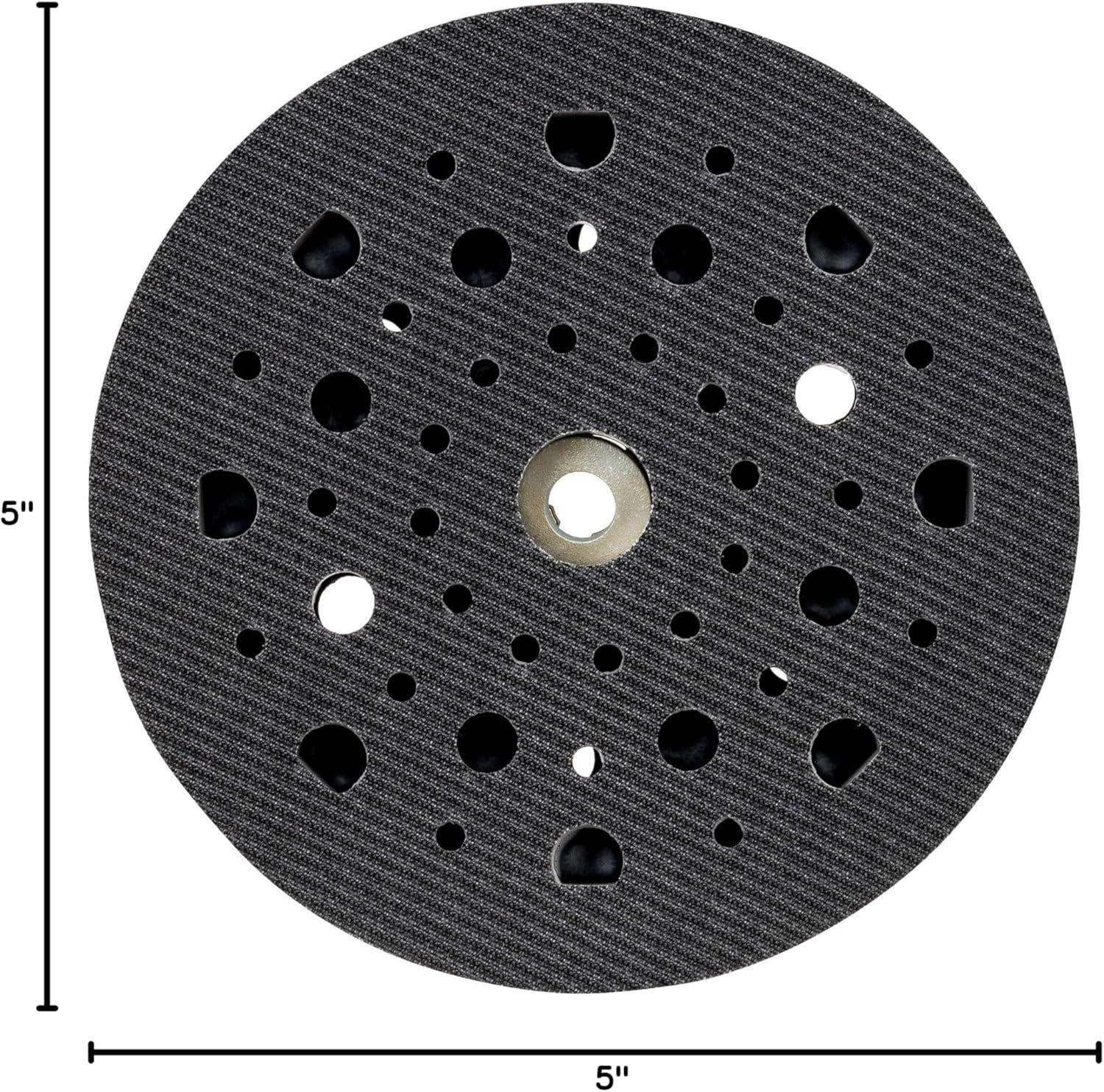 imageBOSCH RSM6045 6 in Medium HookandLoop MultiHole Sanding PadSoft Pad