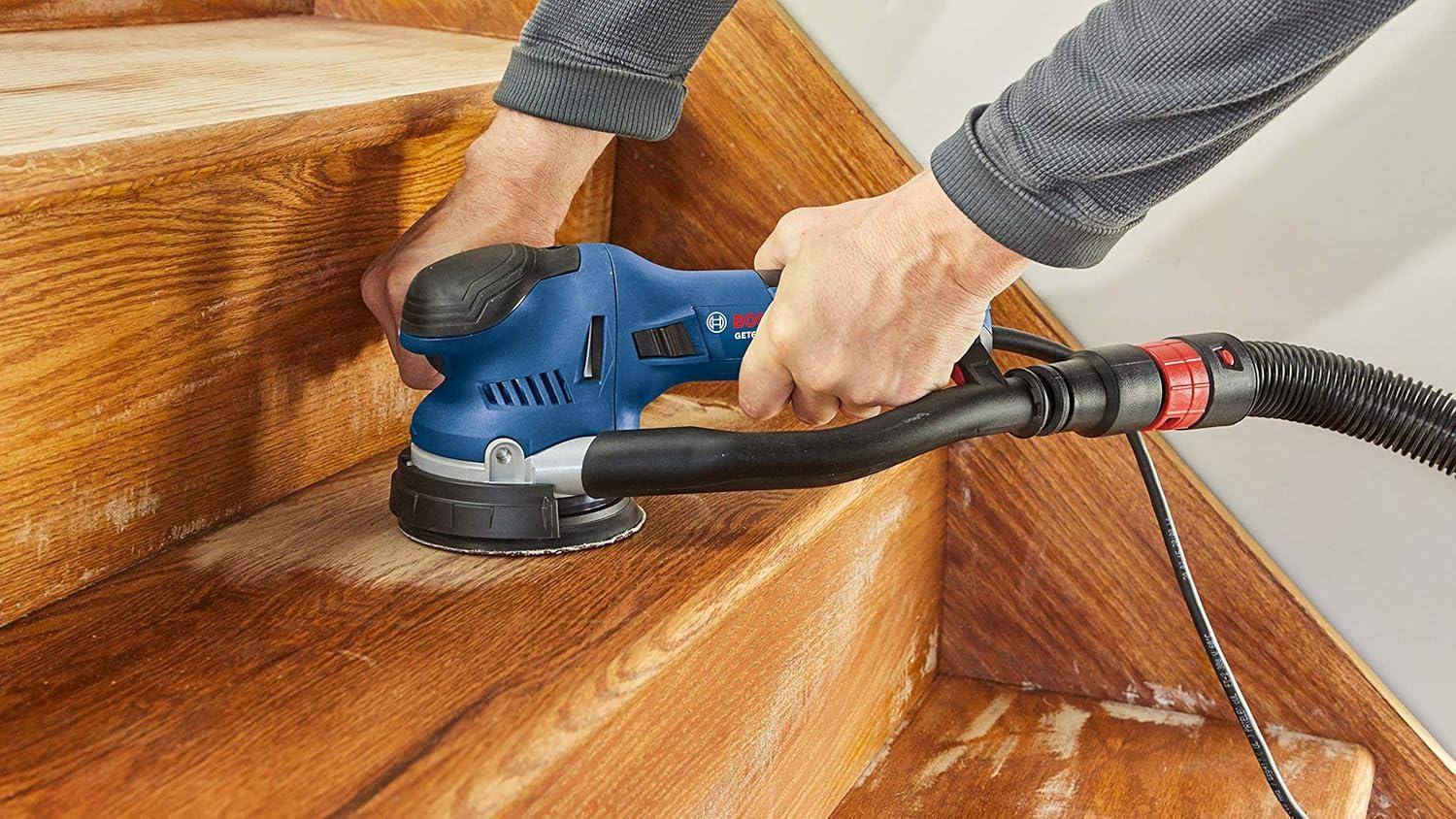 imageBOSCH RSM6045 6 in Medium HookandLoop MultiHole Sanding PadSoft Pad