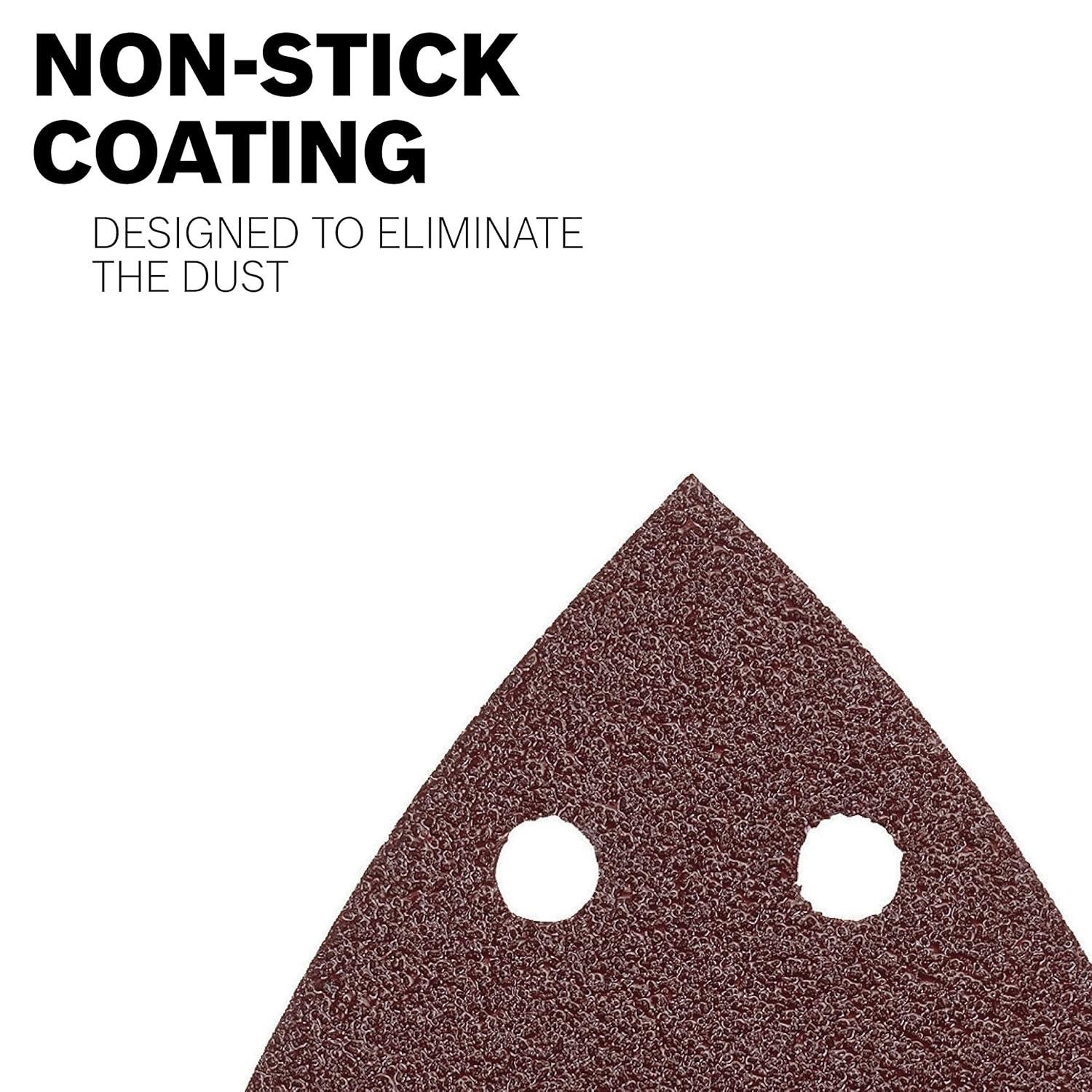 imageBOSCH SDTR122C 25 Pc 334 in 120 Grit Detail Sanding Sheets for Wood80 Grit