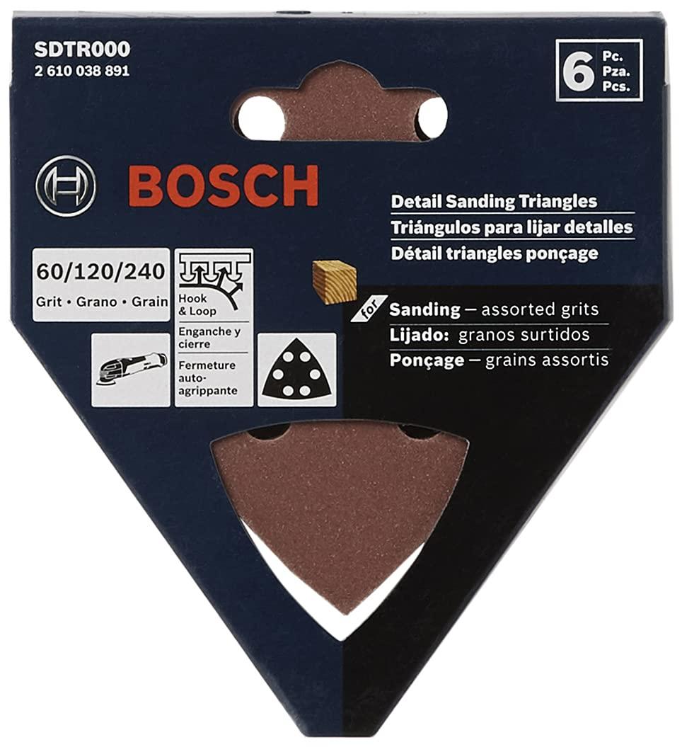 imageBOSCH SDTR122C 25 Pc 334 in 120 Grit Detail Sanding Sheets for WoodAssorted