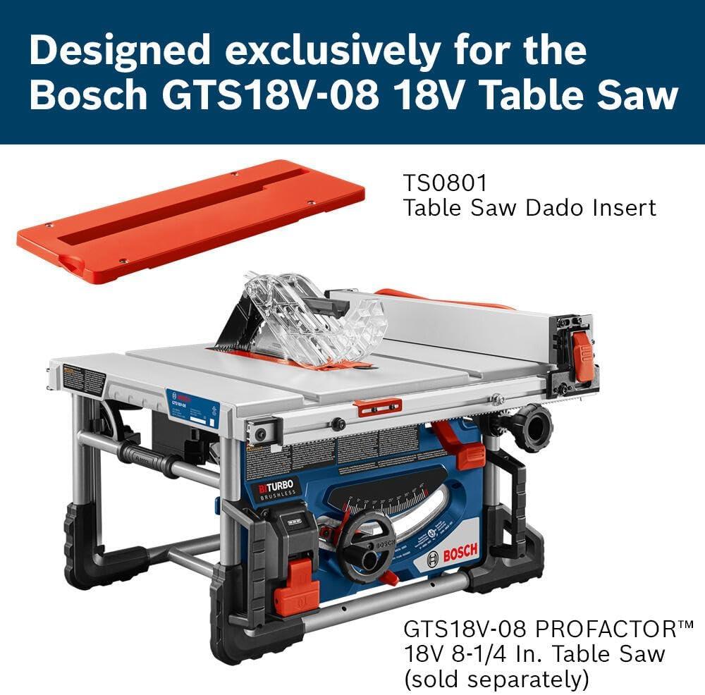 imageBOSCH TS0801 Table Saw Dado Insert