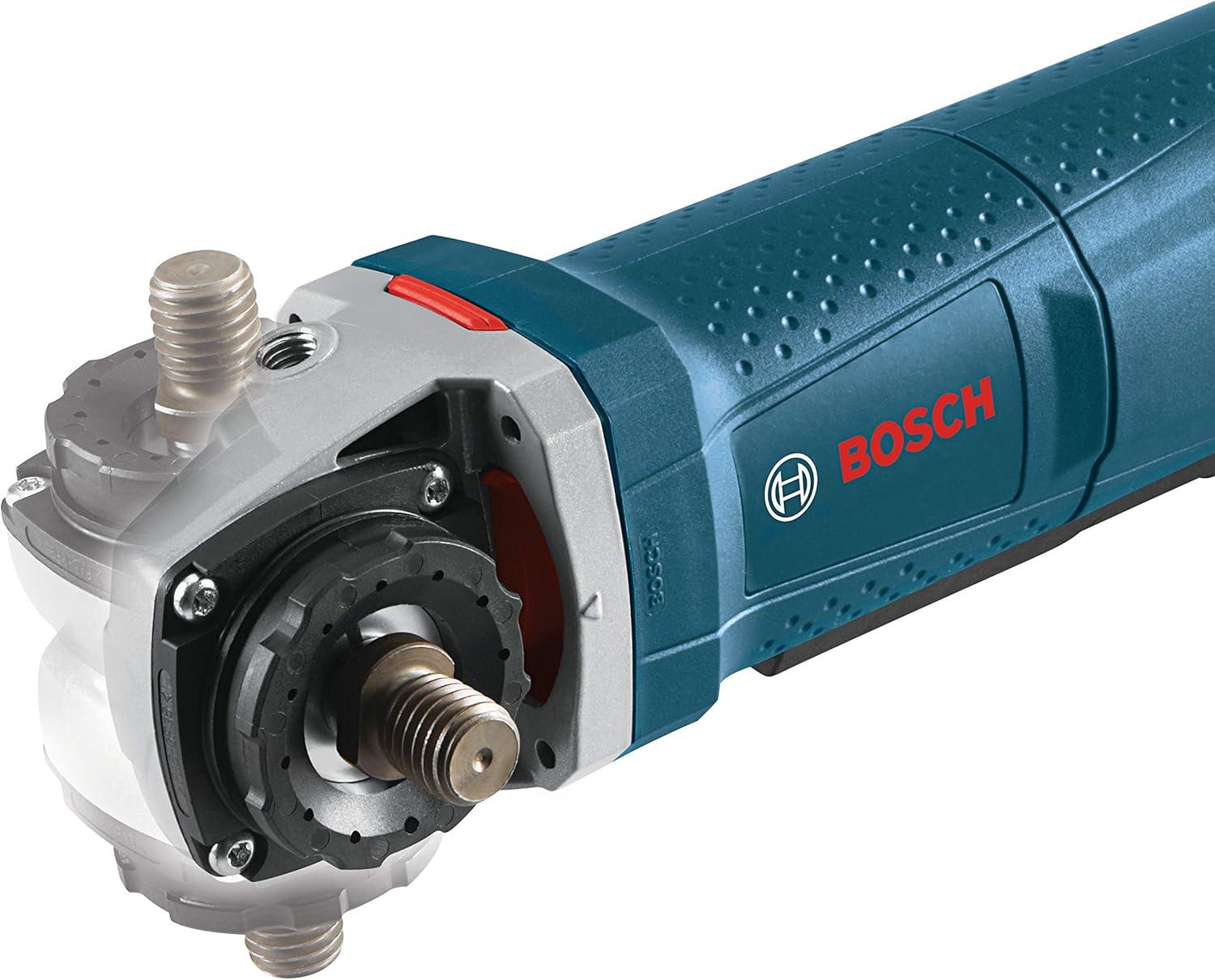 imageBosch 5 In VariableSpeed Angle Grinder with Paddle Switch and Dust Guard GWS1350VSPDG