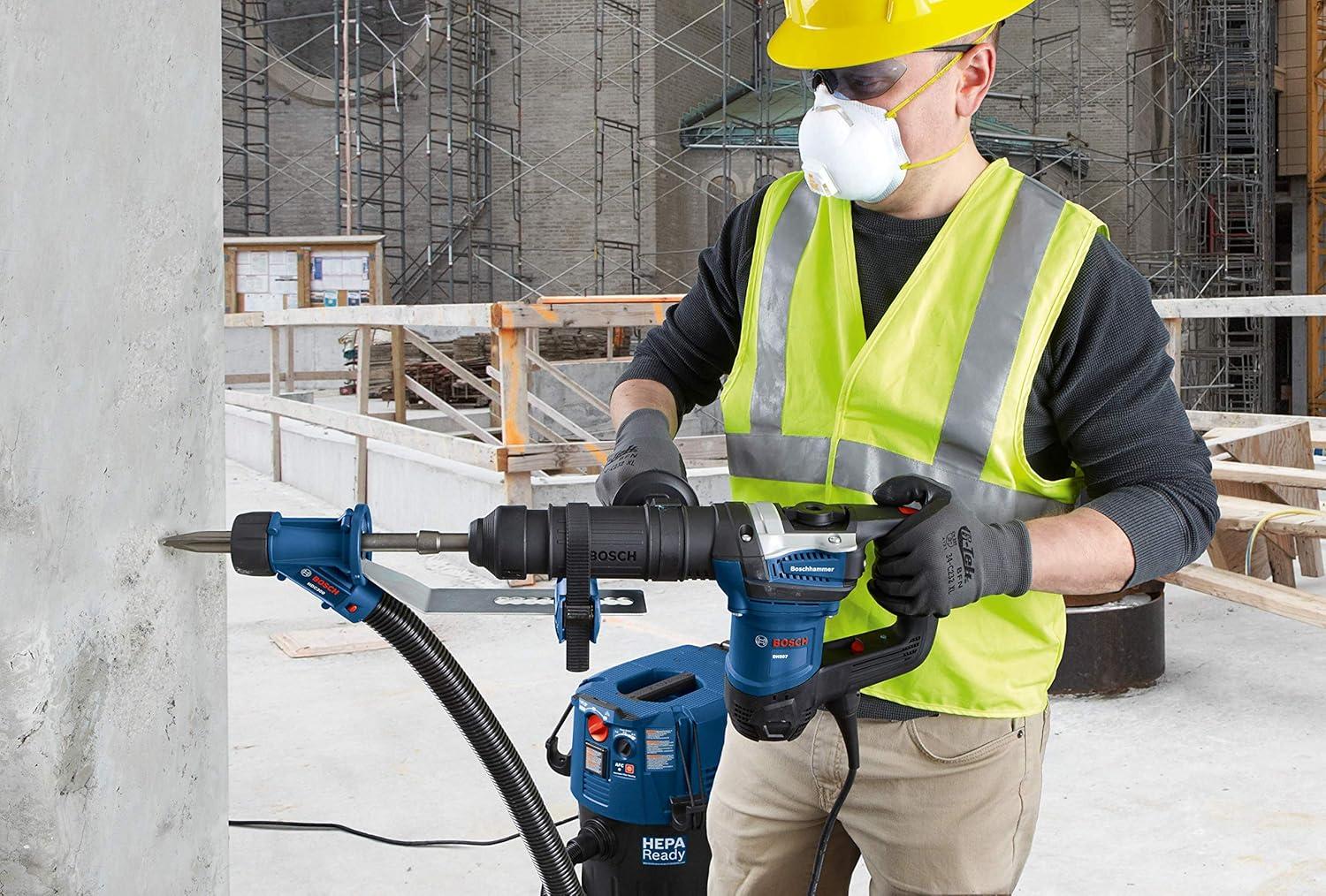 imageBosch DH507 12Pound 10Amp Variable Speed SDSMax Demolition Hammer Blue