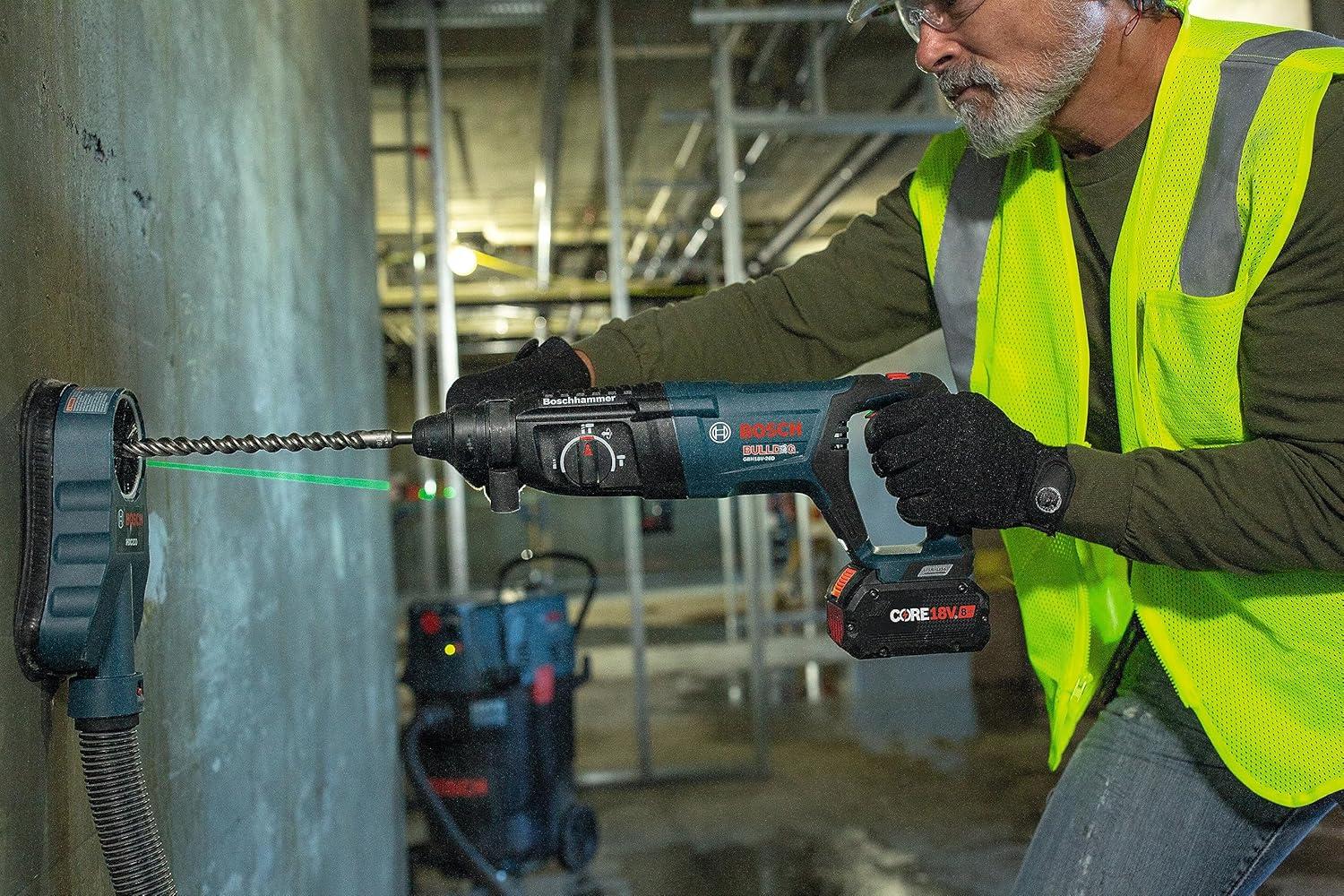 imageBosch GBH18V26DN 18V EC Brushless SDSplus Bulldog 1 In Rotary Hammer Bare Tool