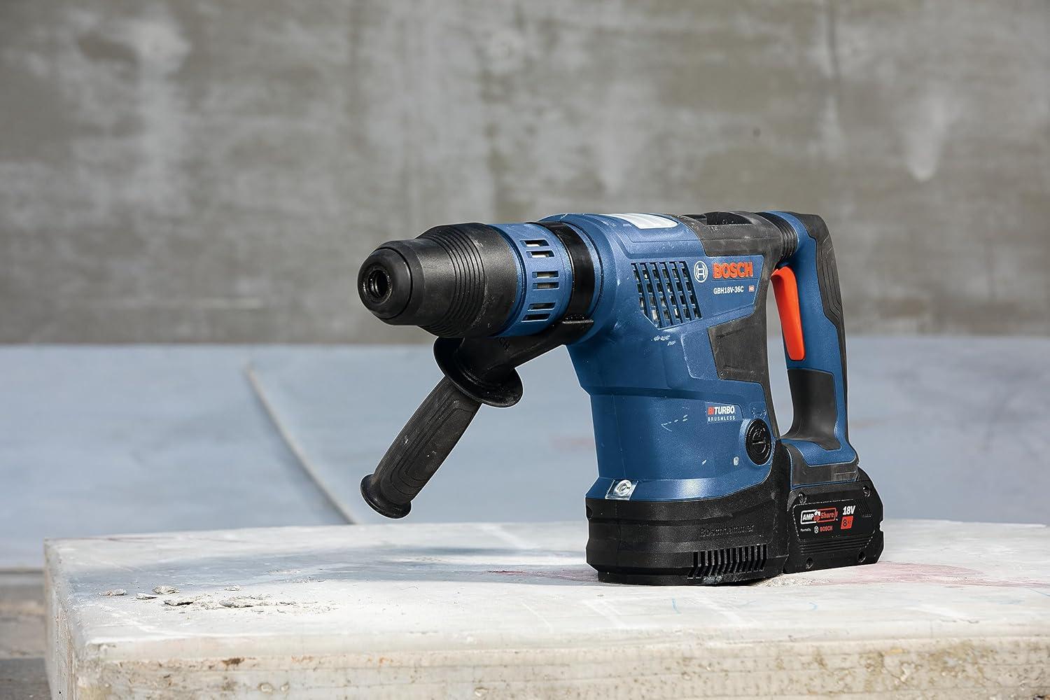imageBosch GBH18V36CK24 PROFACTOR 18V ConnectedReady SDSmax 1916 In Rotary Hammer Kit with 2 CORE18V 8 Ah High Power BatteriesIndustrial