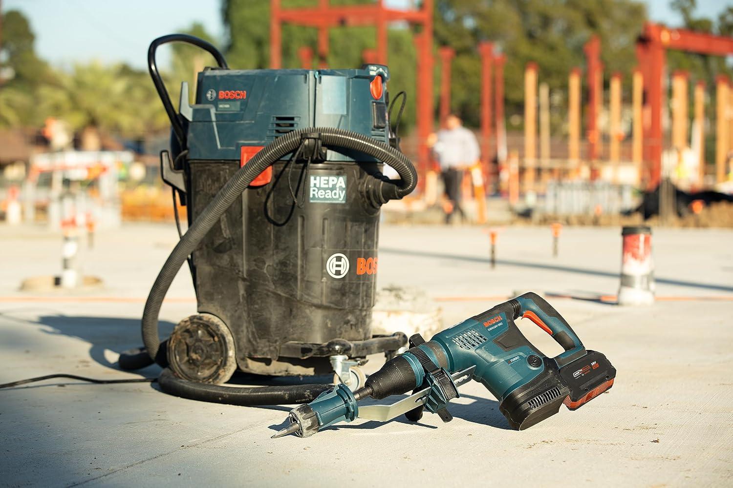 imageBosch GBH18V36CK24 PROFACTOR 18V ConnectedReady SDSmax 1916 In Rotary Hammer Kit with 2 CORE18V 8 Ah High Power BatteriesTool Only