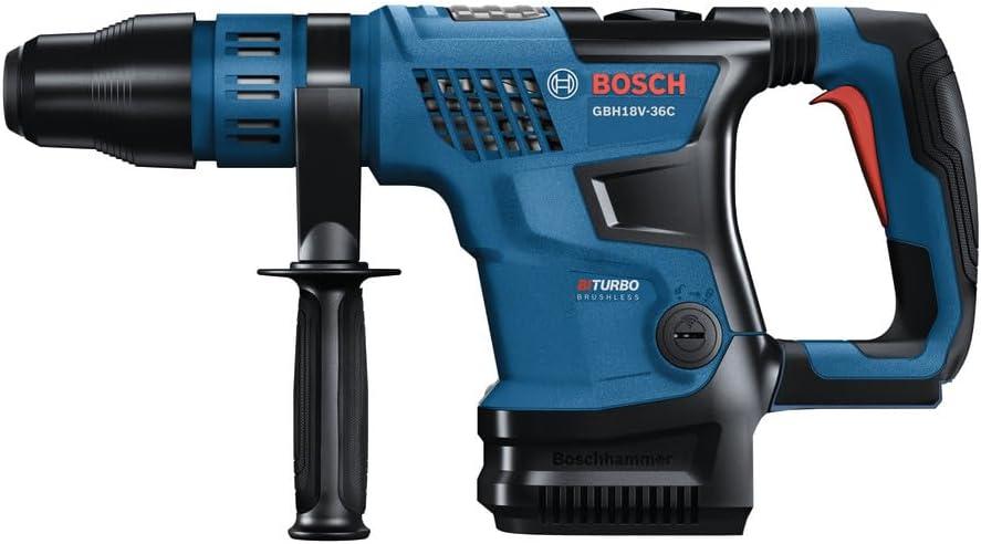 imageBosch GBH18V36CK24 PROFACTOR 18V ConnectedReady SDSmax 1916 In Rotary Hammer Kit with 2 CORE18V 8 Ah High Power BatteriesTool Only