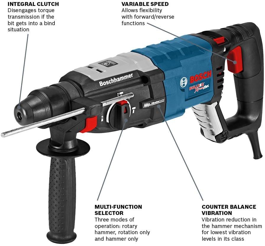imageBosch GBH228L SDSplus Bulldog Xtreme Max 118 In Rotary HammerRotary Hammer