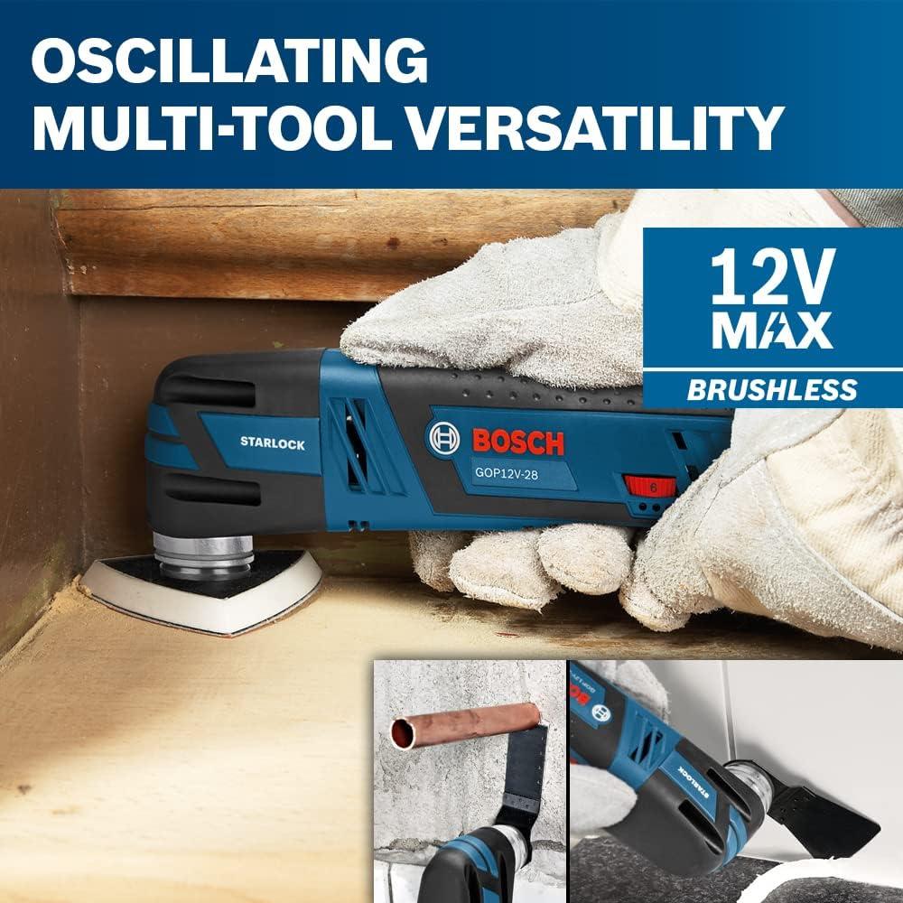 imageBosch GOP12V28N 12V Max EC Brushless Starlock Oscillating MultiTool Bare Tool