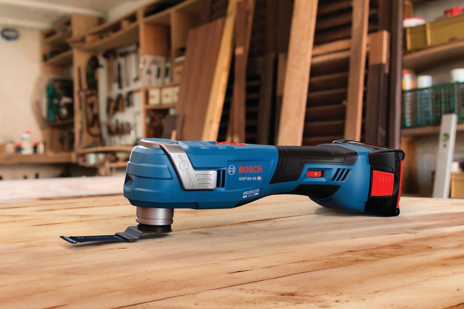 imageBosch GOP18V34N 18V Brushless StarlockPlus Oscillating MultiTool Bare ToolTool Only