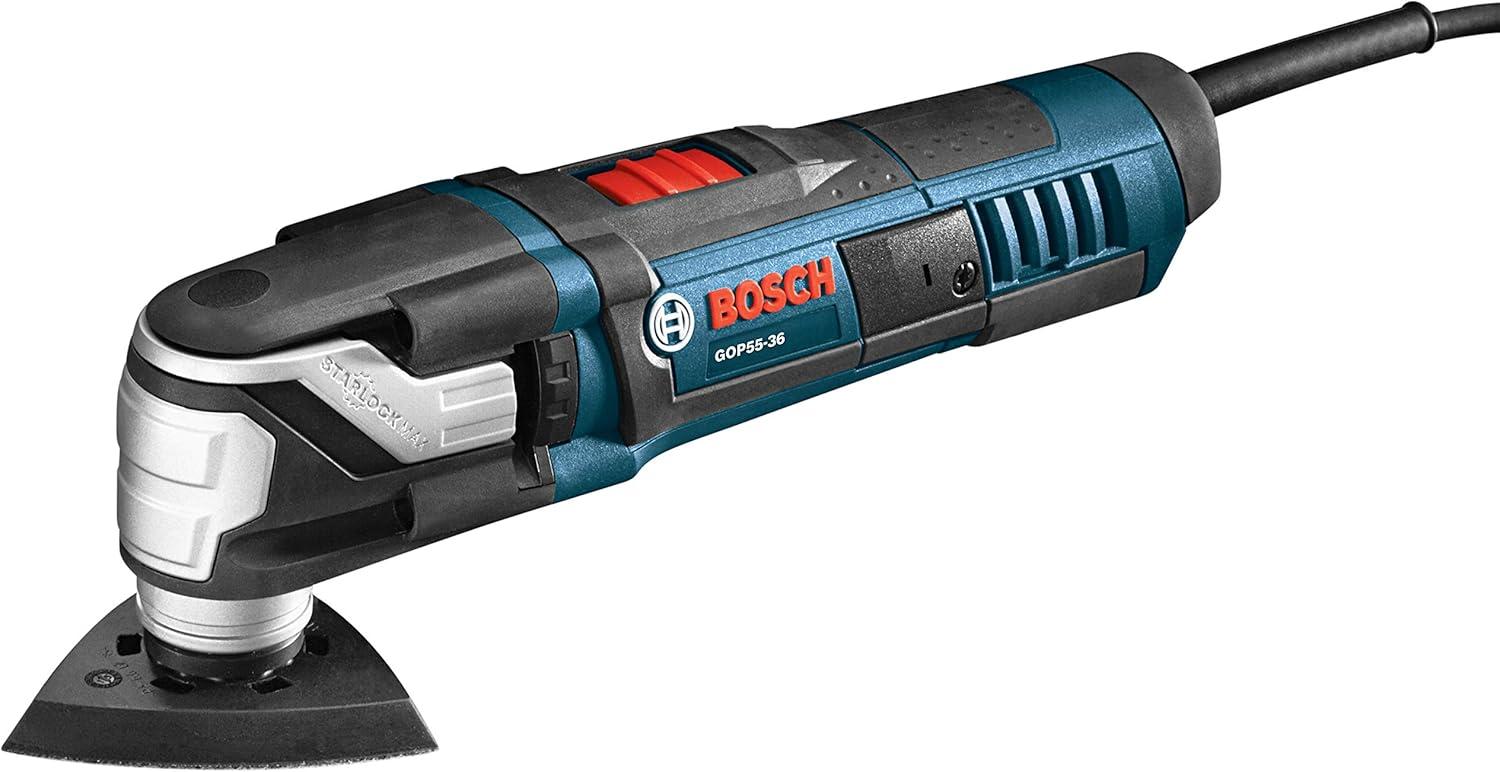 imageBosch GOP5536B StarlockMax Oscillating MultiTool Kit with SnapIn Blade Attachment