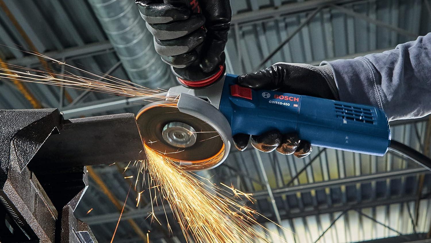 imageBosch GWS10450 412 In Ergonomic Angle Grinder