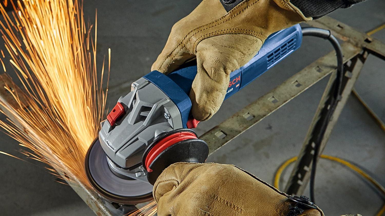 imageBosch GWS10450 412 In Ergonomic Angle Grinder