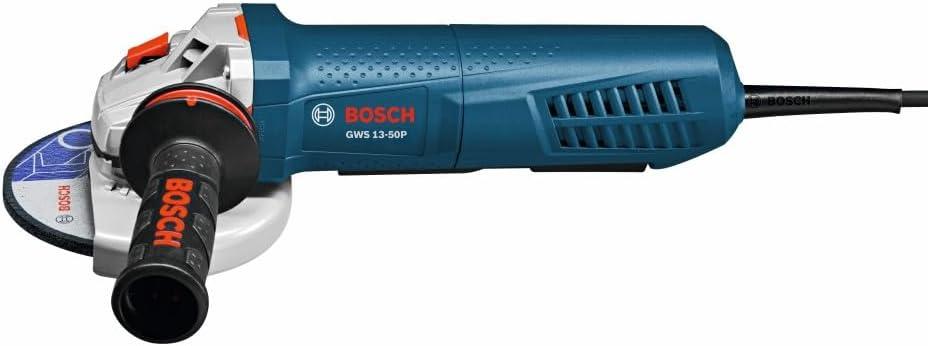 imageBosch GWS1350P 5 In Angle Grinder with LockOn Paddle Switch