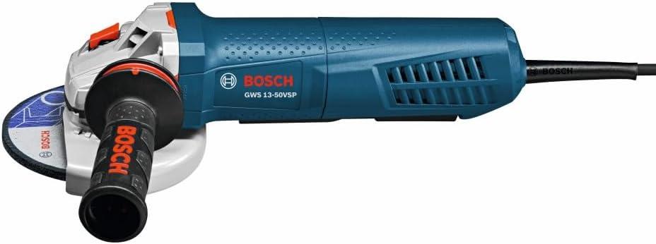 imageBosch GWS1350VSP 5 In Angle Grinder Variable Speed with LockOn Paddle Switch
