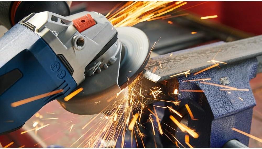 imageBosch GWS18V13PB14 PROFACTOR 18V 5 6 In Angle Grinder with No LockOn Paddle Switch with 1 CORE18V 8 Ah High Power Battery