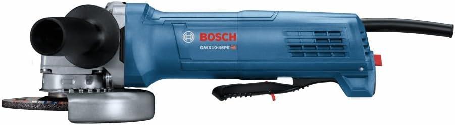 imageBosch GWX1045DE 412 In XLOCK Ergonomic Angle Grinder with No LockOn Paddle Switch111 in