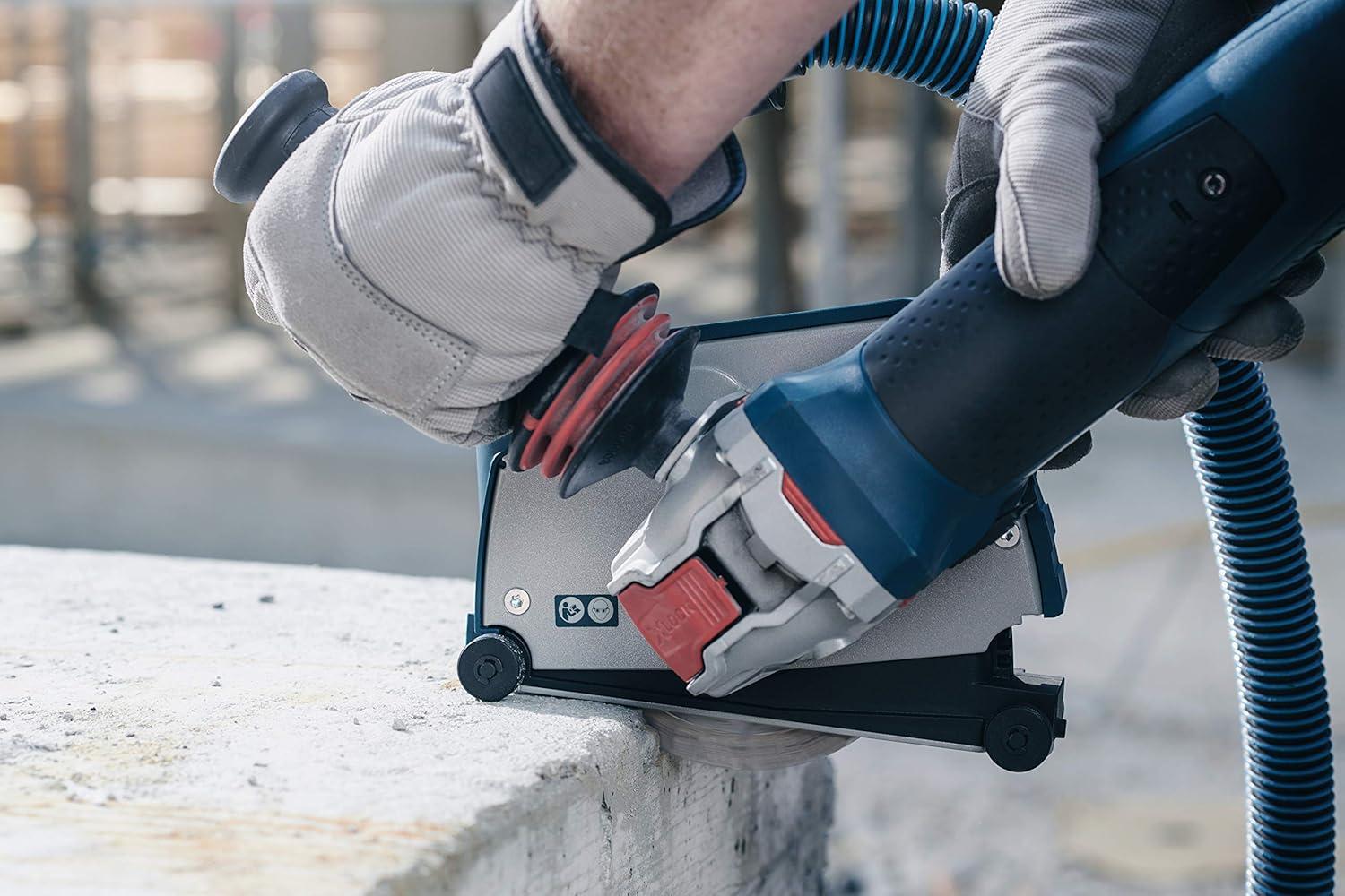 imageBosch GWX1045DE 412 In XLOCK Ergonomic Angle Grinder with No LockOn Paddle Switch121 in