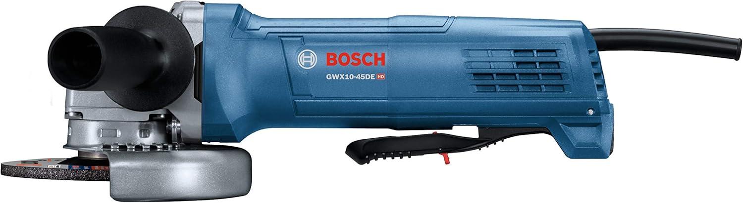 imageBosch GWX1045DE 412 In XLOCK Ergonomic Angle Grinder with No LockOn Paddle Switch412 In